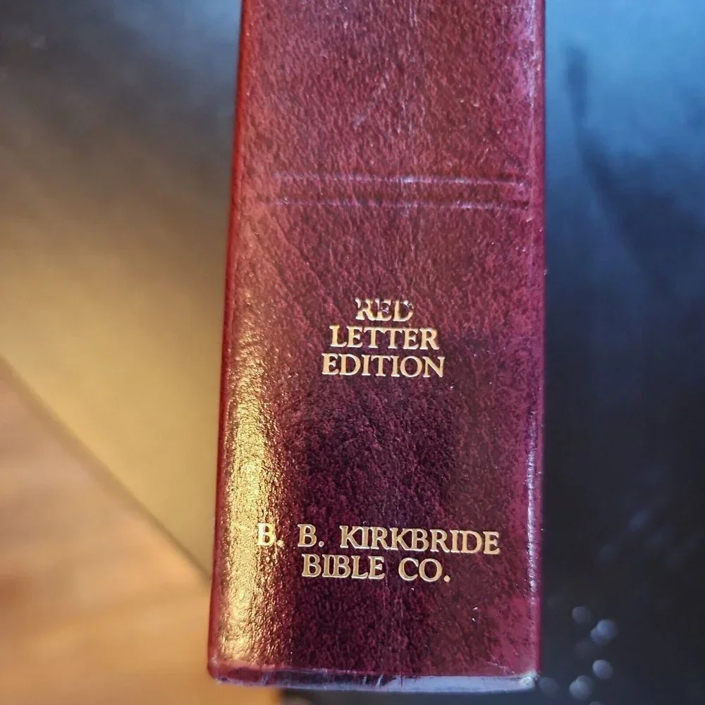 Thompson Chain Reference Bible NIV Red Letter Edition Kirkbride Hardcover 1990 - Picture 3 of 12